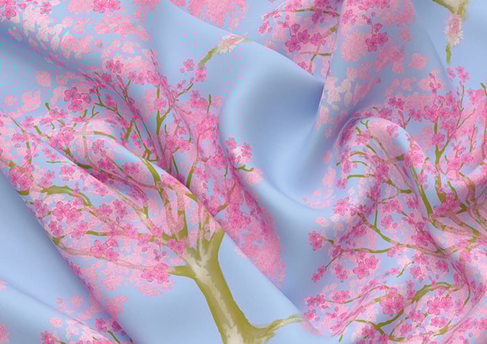 Classic Woodland, Spring Pastels - Motorised Roman Blind - Image 4